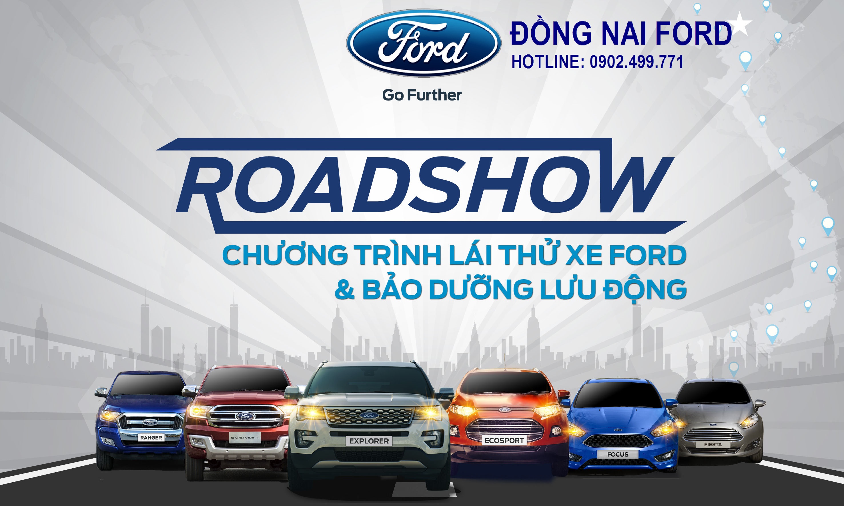 Đồng Nai Ford Tổ Chức Lái Thử Xe Ford Tại Long Khánh